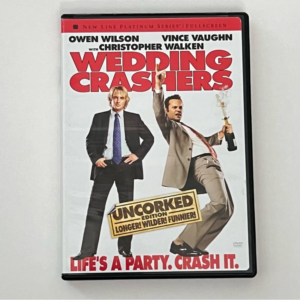 4/$20 Wedding Crashers Uncorked Edition Movie DVD Video Owen Wilson Vince Vaughn
